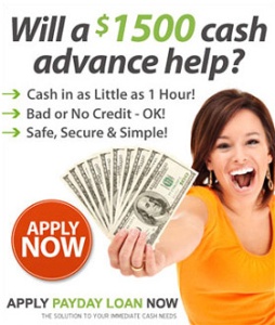 can you get a cash advance with bad credit